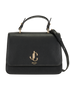 JC Top Handle, &pound;350, Handbags, Black, Leather, Front view